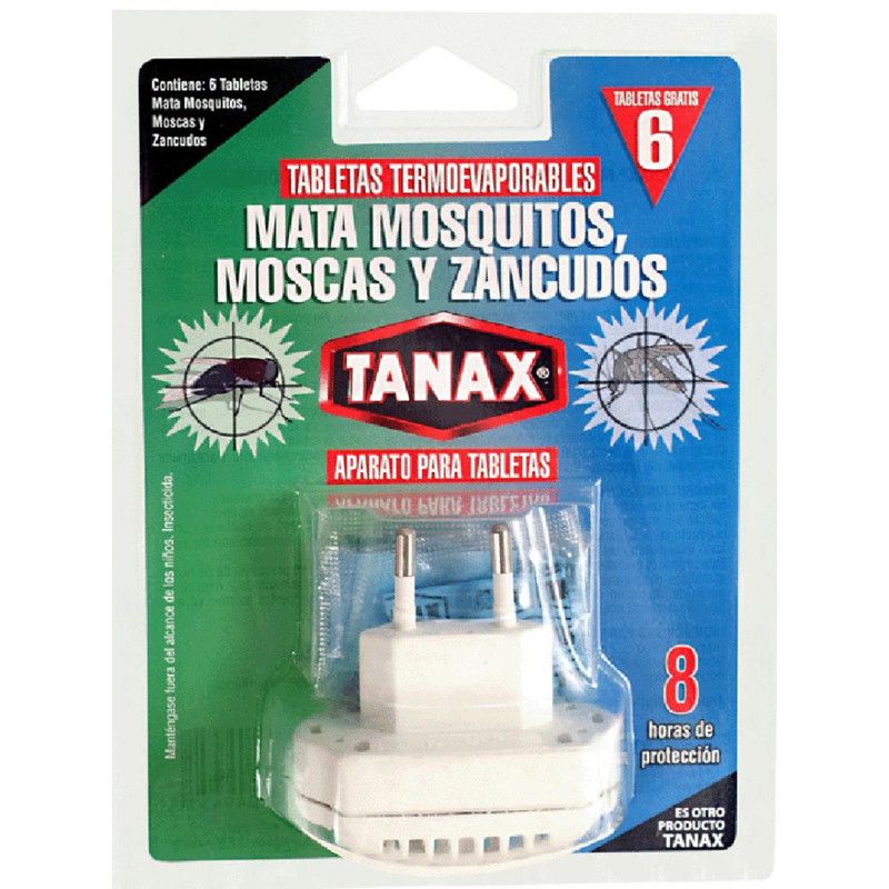 MOHICAN - INSECTICIDA TANAX ENCHUFE ELÉCTRICO C/N 6 TABLETAS