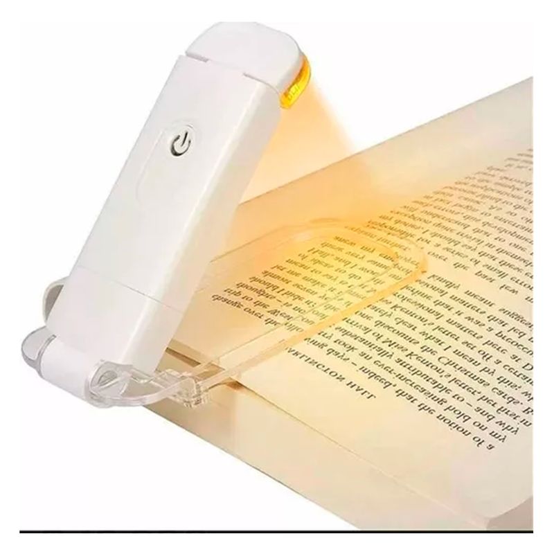 GENERICO - Luz De Lectura Para Libros Recargable Blanco