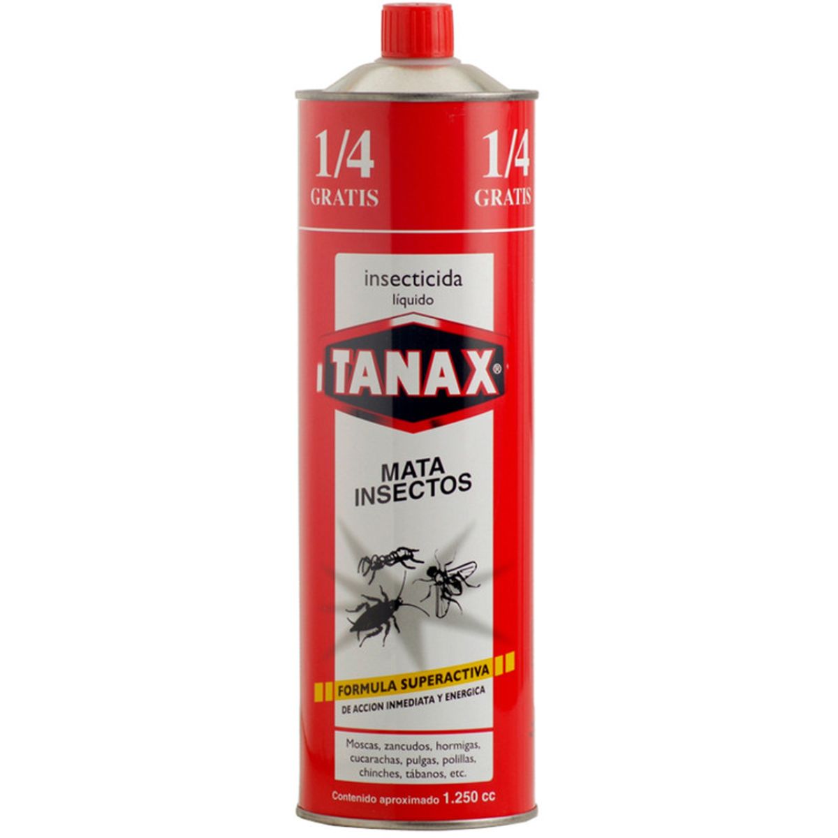 MOHICAN - INSECTICIDA TANAX LIQUIDO TARRO 1000 CC CC + 1/4 GRATIS