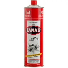 MOHICAN - INSECTICIDA TANAX LIQUIDO TARRO 1000 CC CC + 1/4 GRATIS