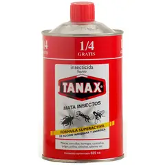 MOHICAN - INSECTICIDA TANAX LIQUIDO TARRO 500 CC + 1/4 GRATIS
