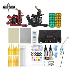 GENERICO - Kit de Tatuaje Profesional 2 Maquina bobina