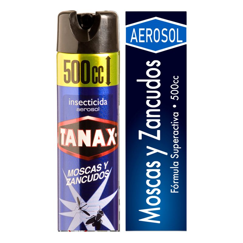 MOHICAN - INSECTICIDA TANAX SPRAY MOSCAS Y ZANCUDOS 500 CC