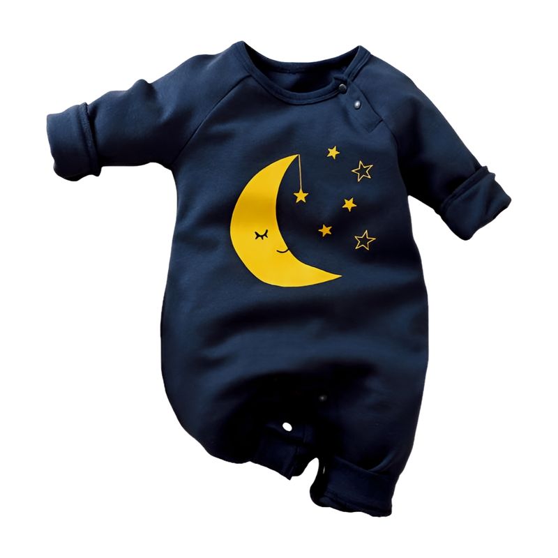 ANGO - Enterito Algodón Azul LUNA