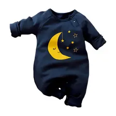 ANGO - Enterito Algodón Azul LUNA