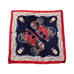 GENERICO - Pañuelo 90X90 cm Tipo Seda diseño 32 - Multicolor