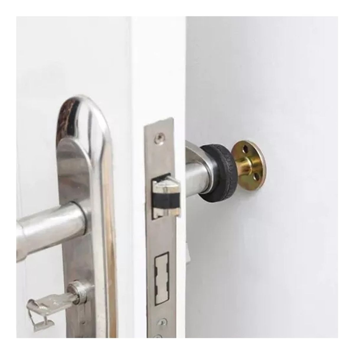 GENERICO - 2 Tope De Cama Puerta Mueble Ajustable Antivibración Pequeño