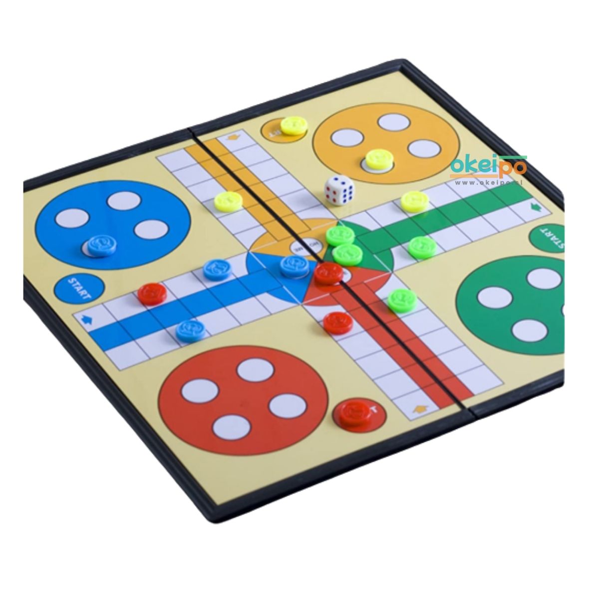 GENERICO - LUDO Magnético Tablero 33cm x 33cm Juego Viajero