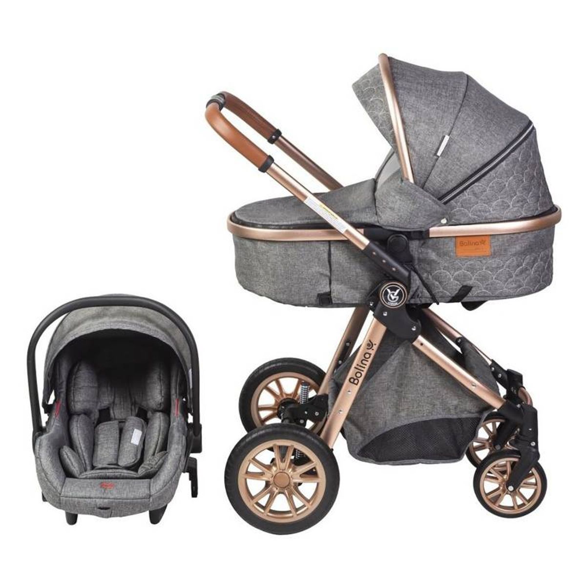 VOYAGE - Coche Travel System Bolina Grey Nuevo