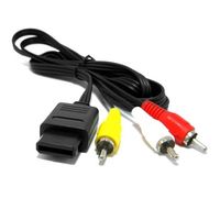 Cable Av Audio Video Gamecube Super Nintendo Nintendo 64 Rca