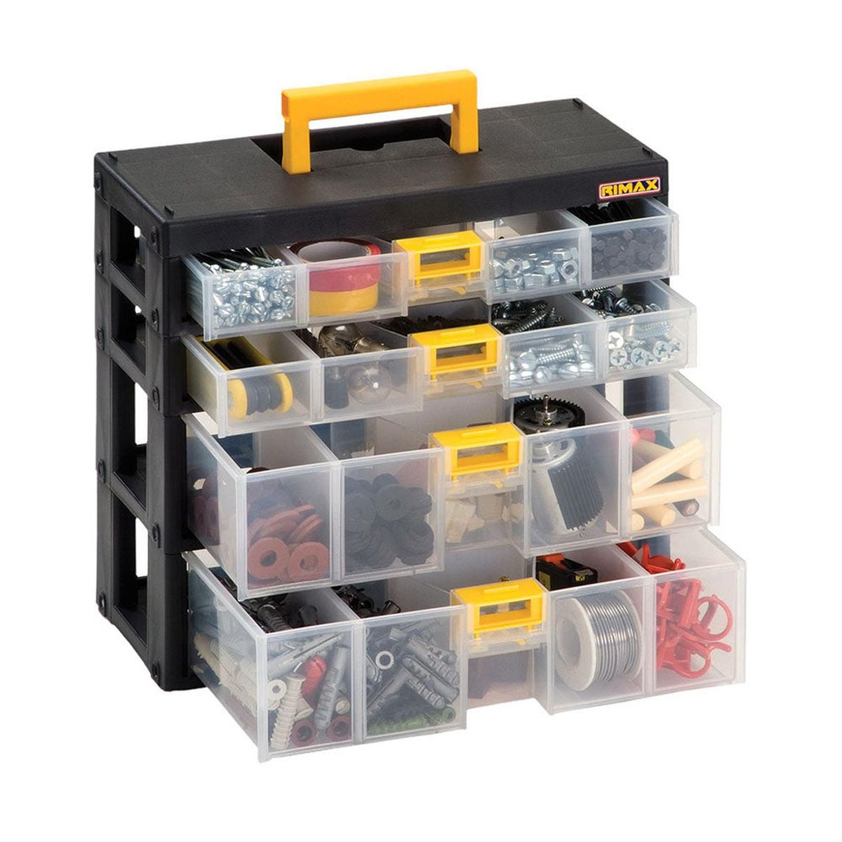 RIMAX - Caja Organizadora Modular 2x2 4 Niveles 31x14x29 cms Rimax