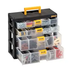 RIMAX - Caja Organizadora Modular 2x2 4 Niveles 31x14x29 cms