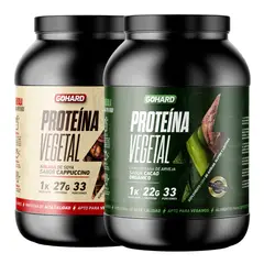 GOHARD - PACK PROTEINAS 2KG TOTAL 66SV CAPUCCINO - ARVEJA