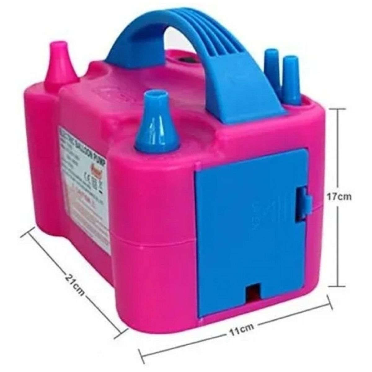 GENERICO - Inflador Globos Eléctrico Con 2 Inyectores 600w