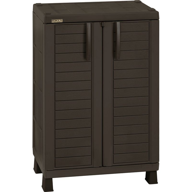 RIMAX - Gabinete Multiuso Plastico Cafe 101x65X45 Cm Baru Rimax