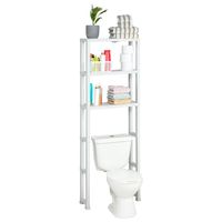 Estante Organizador De Baño 3N Blanco 61x25x171Cms