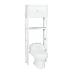 RIMAX - Estante Organizador Para Baño Blanco 61x25x171Cms