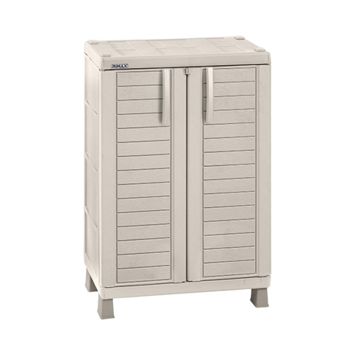 RIMAX - Gabinete Multiuso Plastico Taupe 101x65X45 Cm Baru Rimax