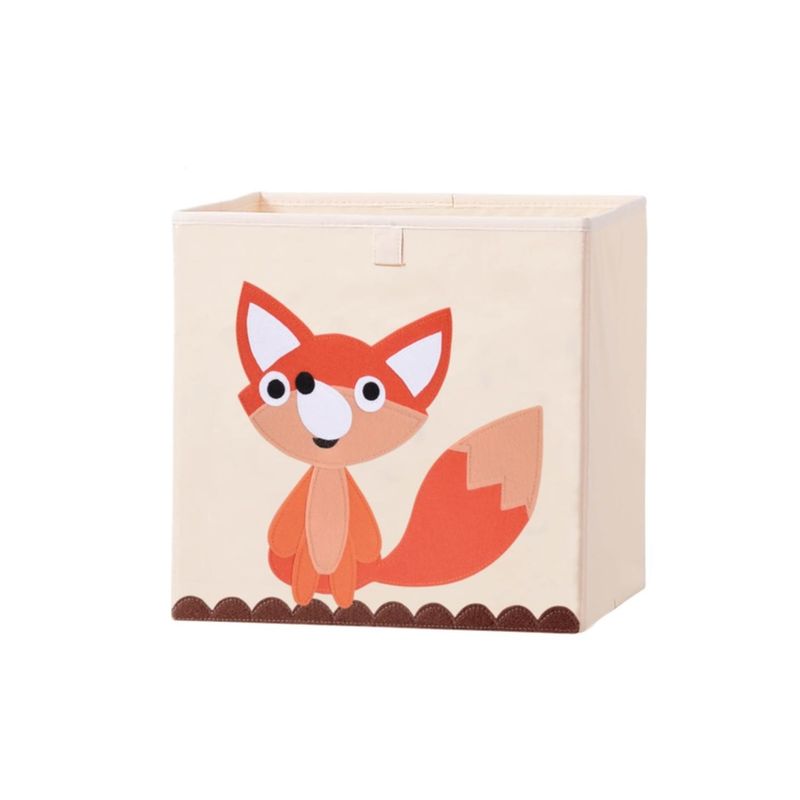 KIVARA - Caja Organizador Juguetes Ropa Infantil Kivara Fox