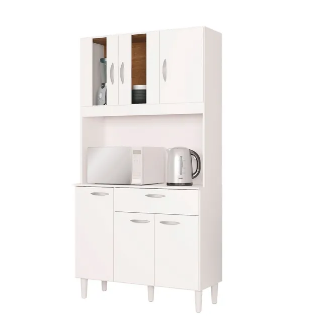 TAHUARI - Mueble de cocina Magda 6 puertas blanco