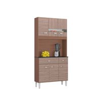 Mueble de cocina Manu 6 puertas capuchino/almendra
