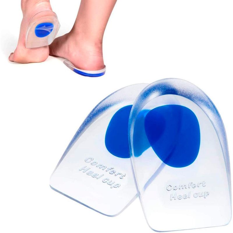 GENERICO - Plantillas Ortopedicas Taloneras Silicona Espolon L - XL