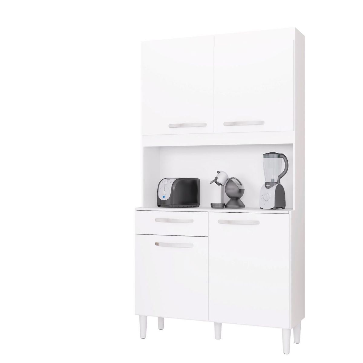 TAHUARI - Mueble de cocina Carine 4 puertas blanco