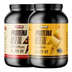 GOHARD - PACK PROTEINAS 2KG TOTAL 66SV PLATANO - CAPUCCINO