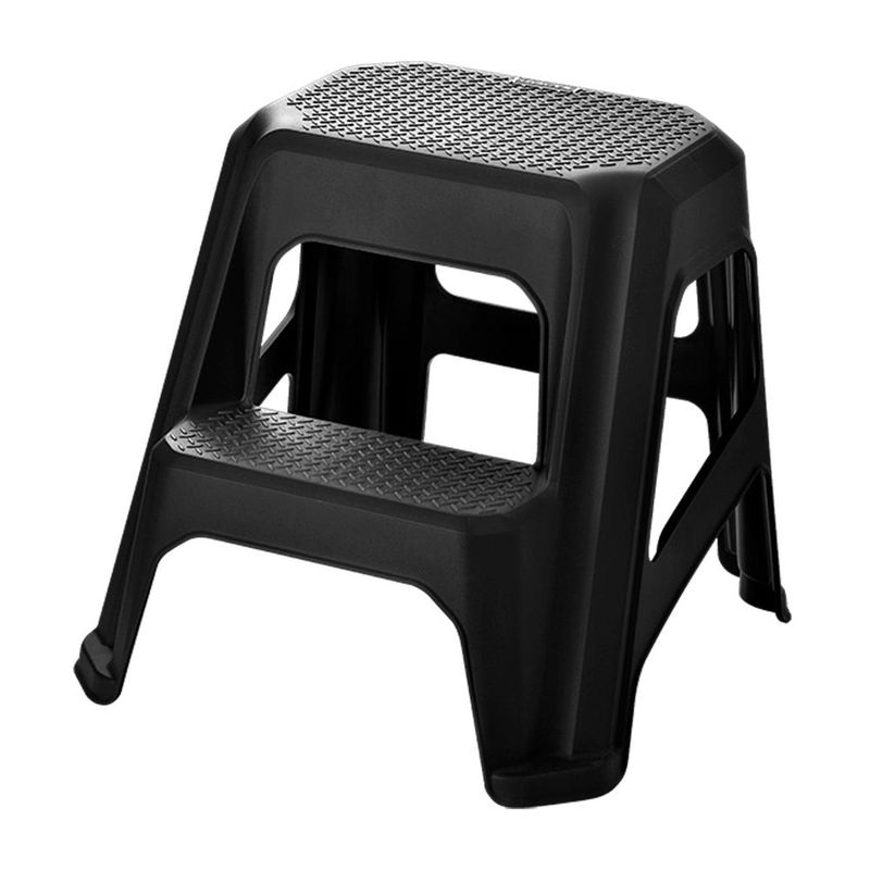 RIMAX - Piso Alzador con escalon multiuso Negro Rimax