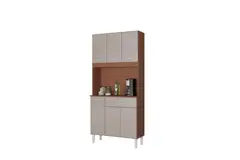 TAHUARI - Mueble de cocina Cassia 6 puertas capuchino off white