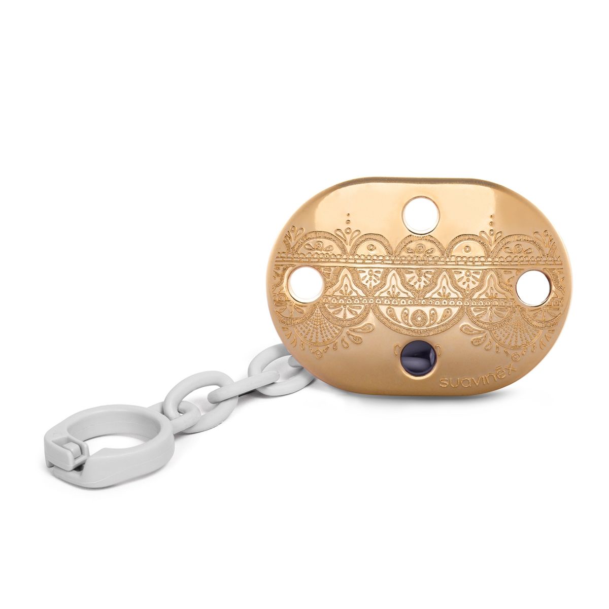 SUAVINEX - BROCHE PARA CHUPETE PREMIUM GREY