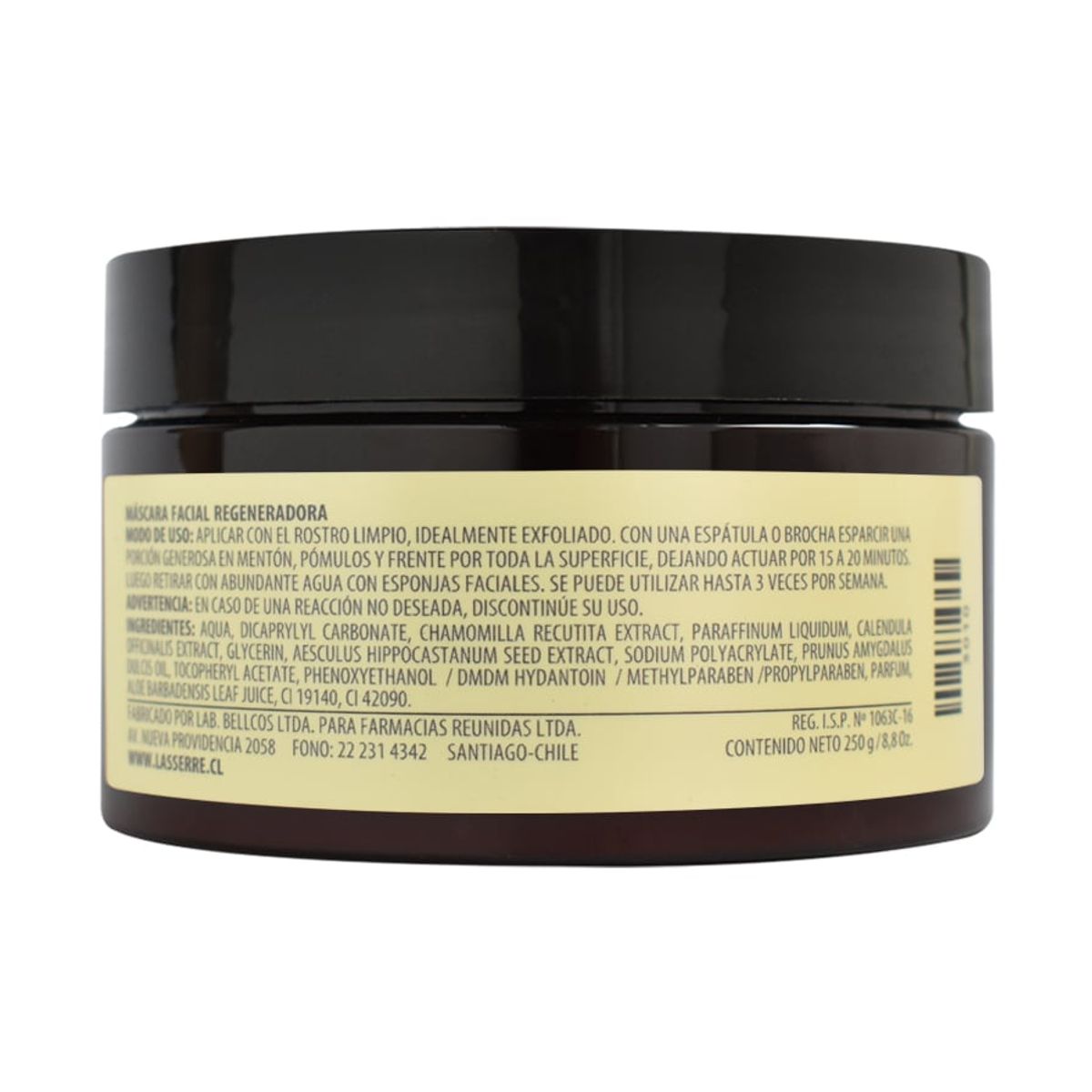 LASSERRE COSMETIQUE - Máscara Regeneradora Facial Aloe Vera Lasserre Cosmétique