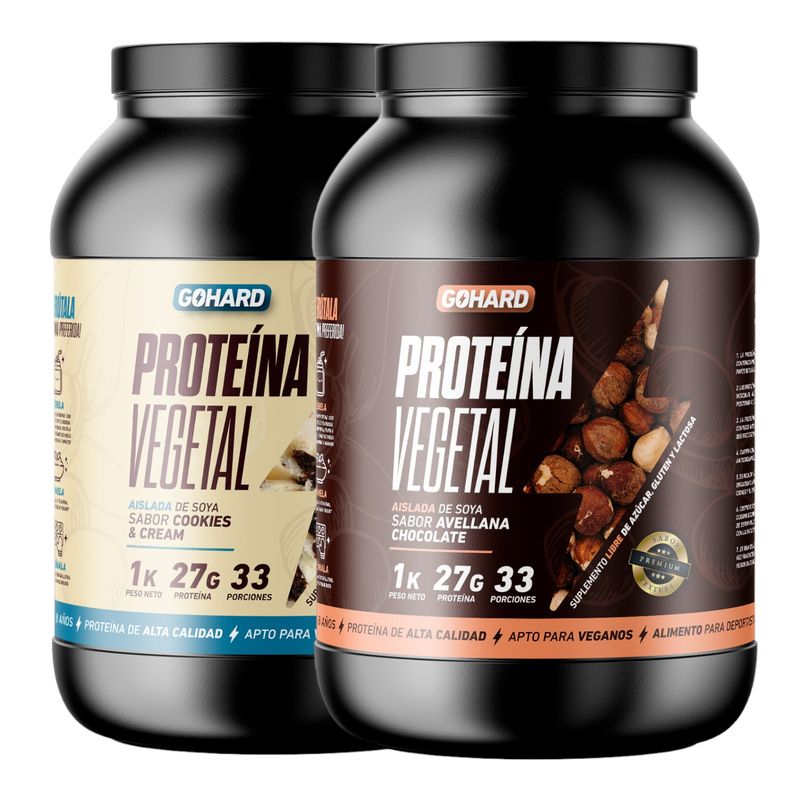 GOHARD - PACK PROTEINAS GOHARD 2KG TOTAL 66SV COOKIES -CHOCOLATE AVELLANA