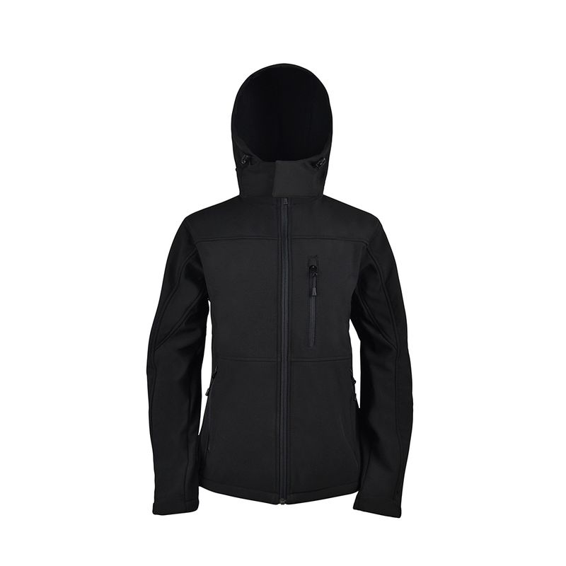 INDUSBORD - Chaqueta Softshell con Capucha Mujer Custom Series Con Cierre Ykk ®