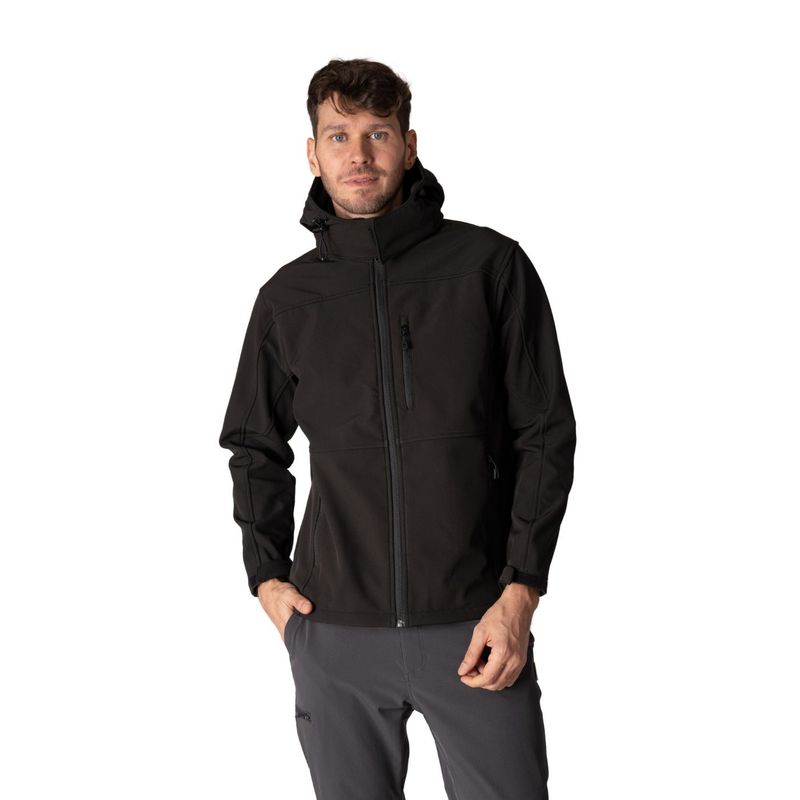 INDUSBORD - Chaqueta Softshell con Capucha Hombre Custom Series Con Cierre Ykk ®