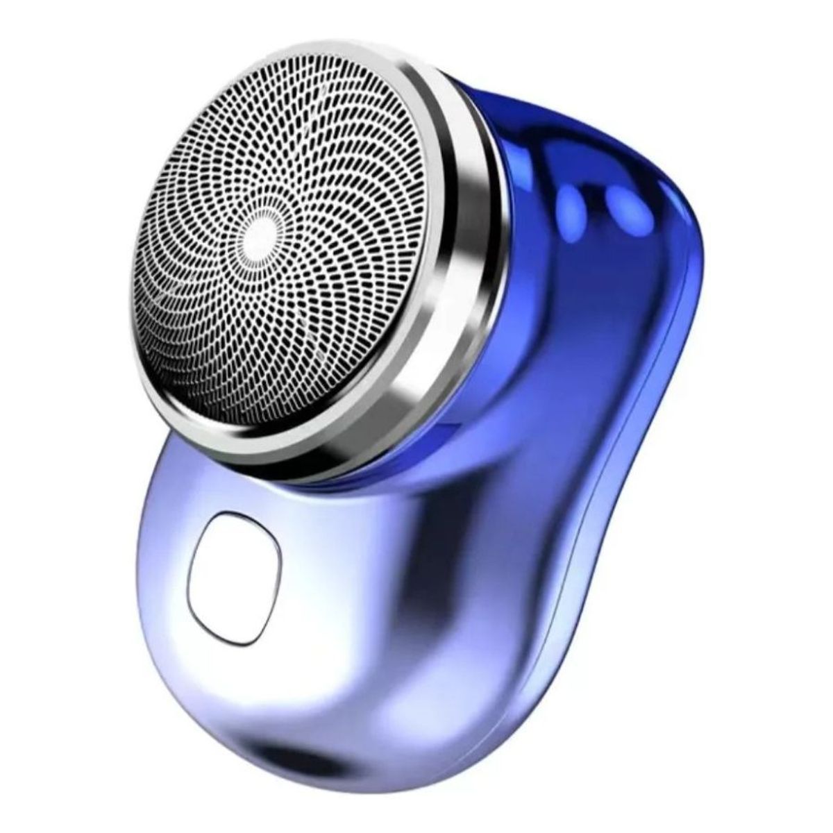 GENERICO - Mini Recortador Afeitadora Para Hombres Portátil Cable Usb Azul