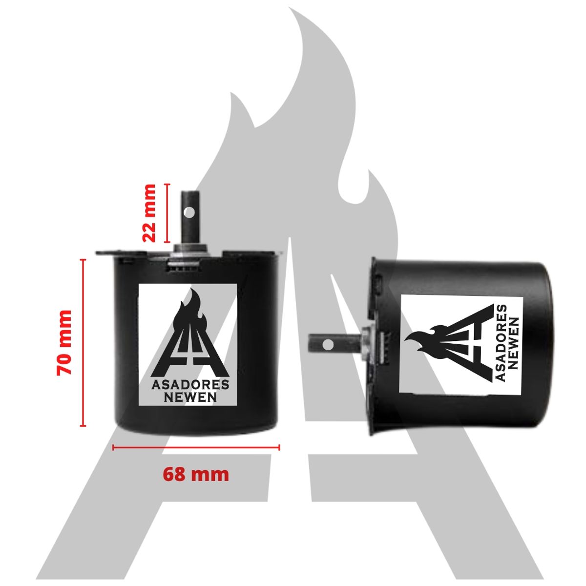 GENERICO - Motor spiedo 80 kilos