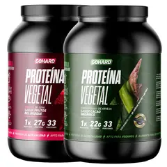 GOHARD - PACK PROTEINAS 2KG TOTAL 66SV CACAO ORGÁNICO-FRUTOS DEL BOSQUE