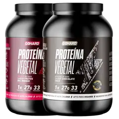GOHARD - PACK PROTEINAS 2KG TOTAL 66SV CHOCOLATE COCO-FRUTOS DEL BOSQUE