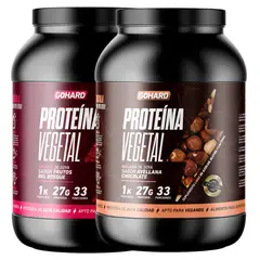 GOHARD - PACK PROTEINAS 2KG TOTAL CHOCOLATE AVELLANA - FRUTOS DEL BOSQUE