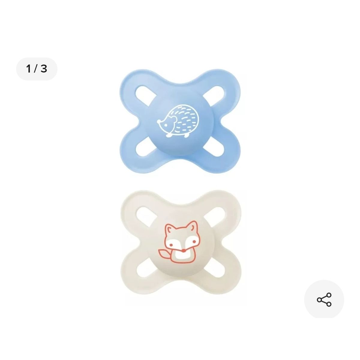 PHILIPS - Chupete Mam Start 0/2 meses silicona ortodontico spin