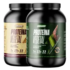 GOHARD - PACK PROTEINAS 2KG TOTAL SIN SABOR - CACAO ORGÁNICO