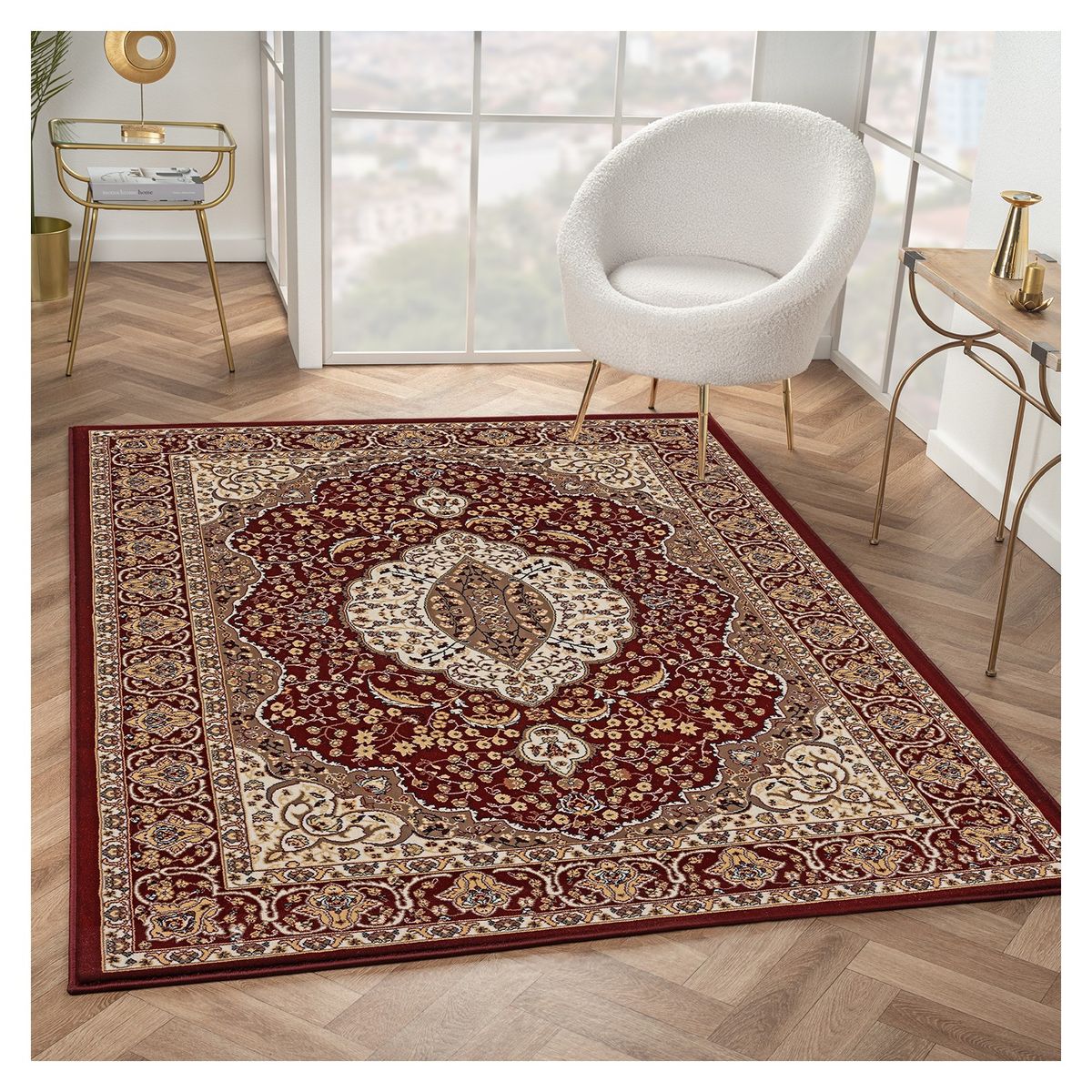 MODA ALFOMBRAS - Alfombra Sherezade Roja 160x230 cm