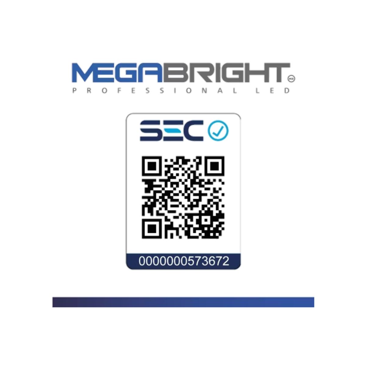 MEGABRIGHT - Panel Led Sobrepuesto Cuadrado 12w Megabright LUZ FRIA