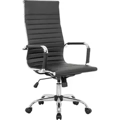 LUMAX - Silla de Oficina Modelo Taddy Negra