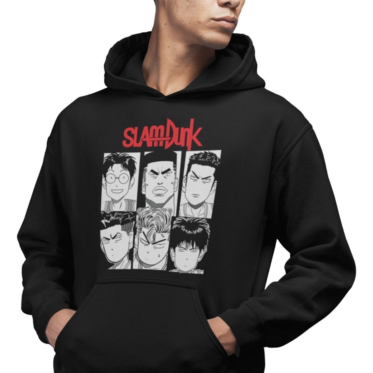 GENERICO - Polerón Animé Slam Dunk: Angry Shohoku Sakuragi Rukawa Otros