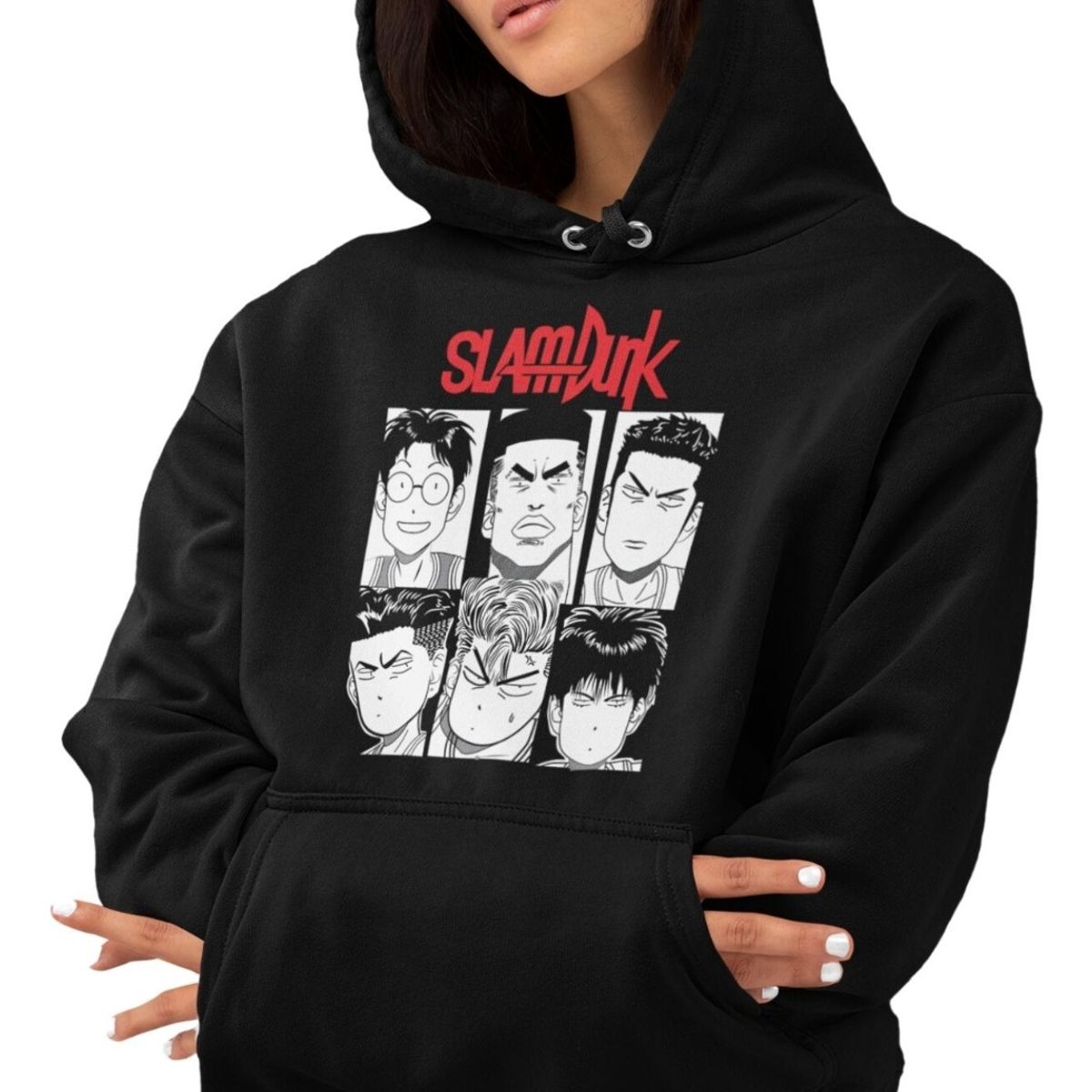 GENERICO - Polerón Animé Slam Dunk: Angry Shohoku Sakuragi Rukawa Otros