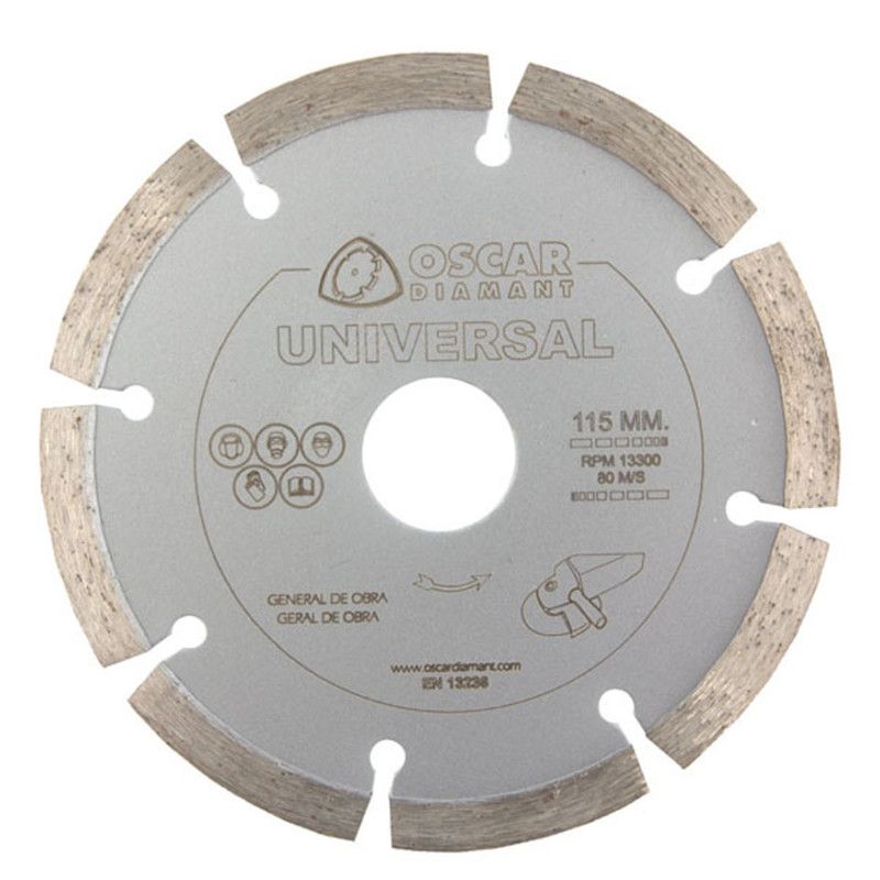 MOHICAN - Disco Diamantado 4 1/2 '' Segmentado Corte En Seco Mohican