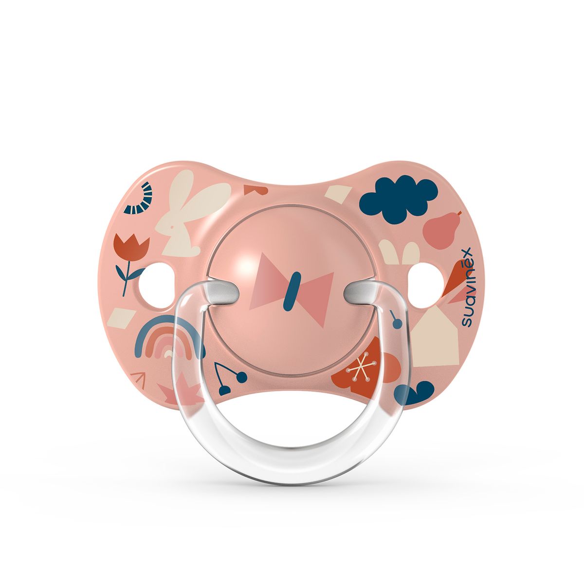 SUAVINEX - CHUPETE FISIOLOGICO SILICONA 6-18 MESES 2 UN FOREST ROSADO