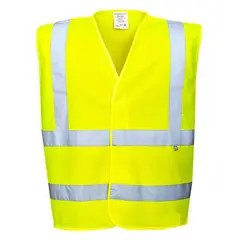 MOHICAN - CHALECO DE SEGURIDAD REFLECT AMARILLO CON VELCRO TALLA UNICA